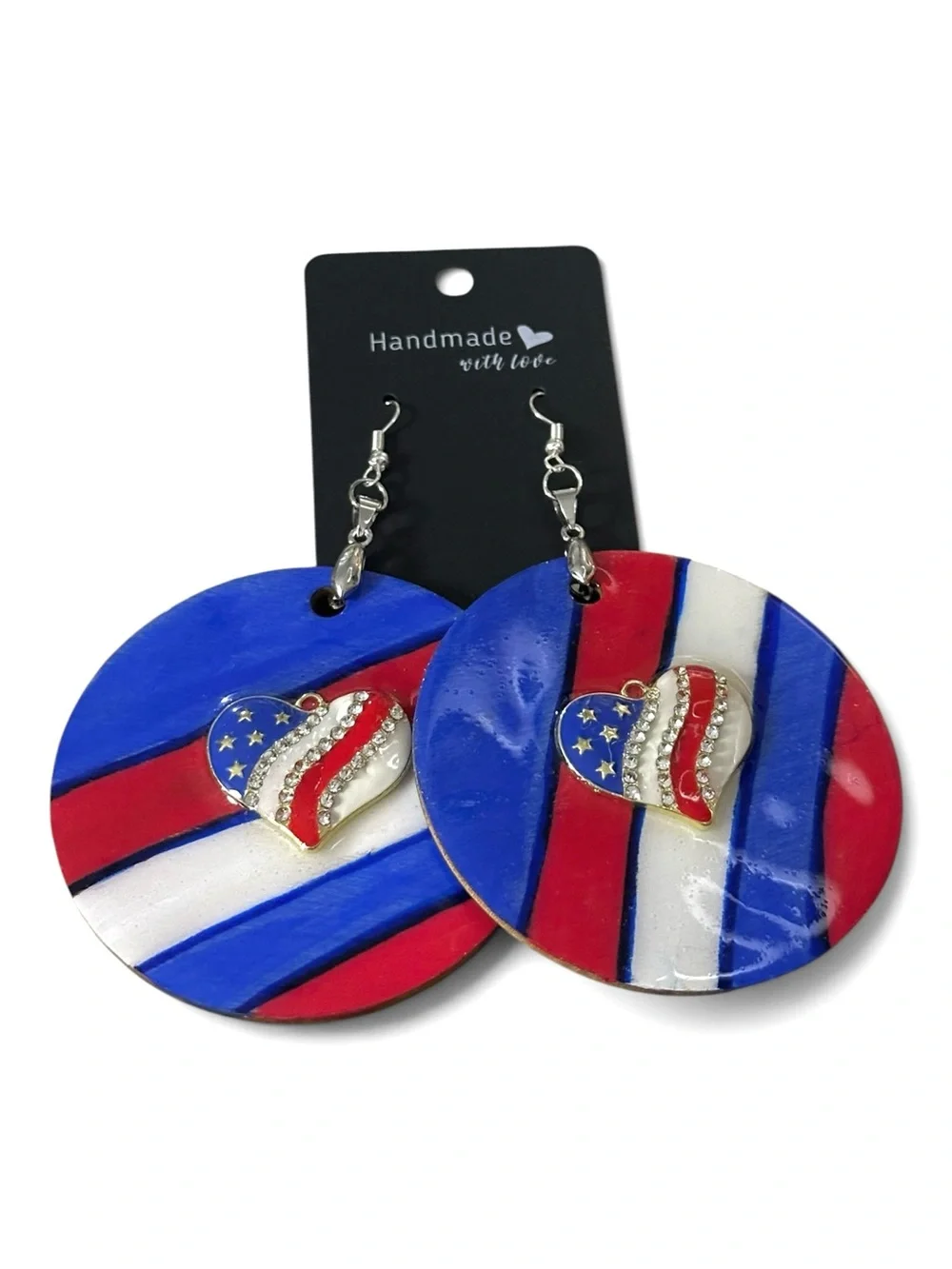 Freedom To Be You Hand-painted Hoop Earrings